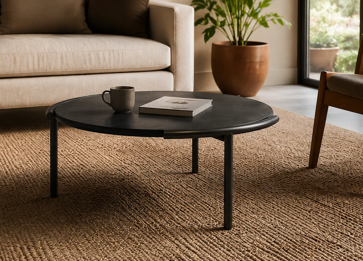 Parasol, Disc-top accent table
