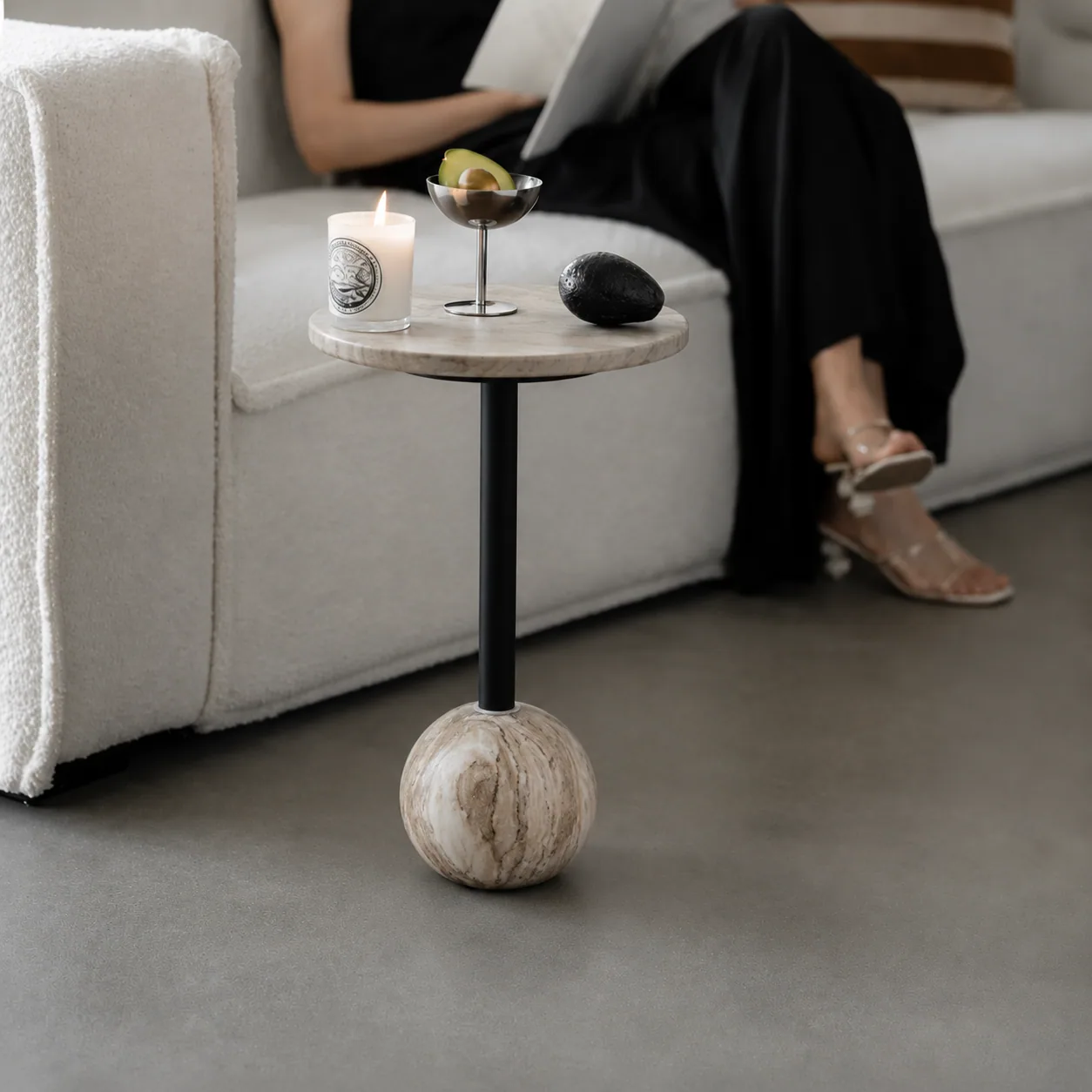 Orb, Spherical side table